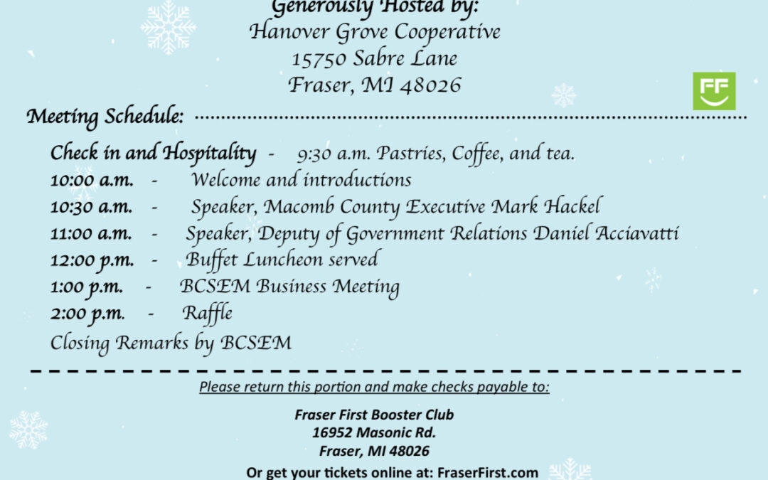 BCSEM Winter Meeting & Luncheon | December 7, 2023