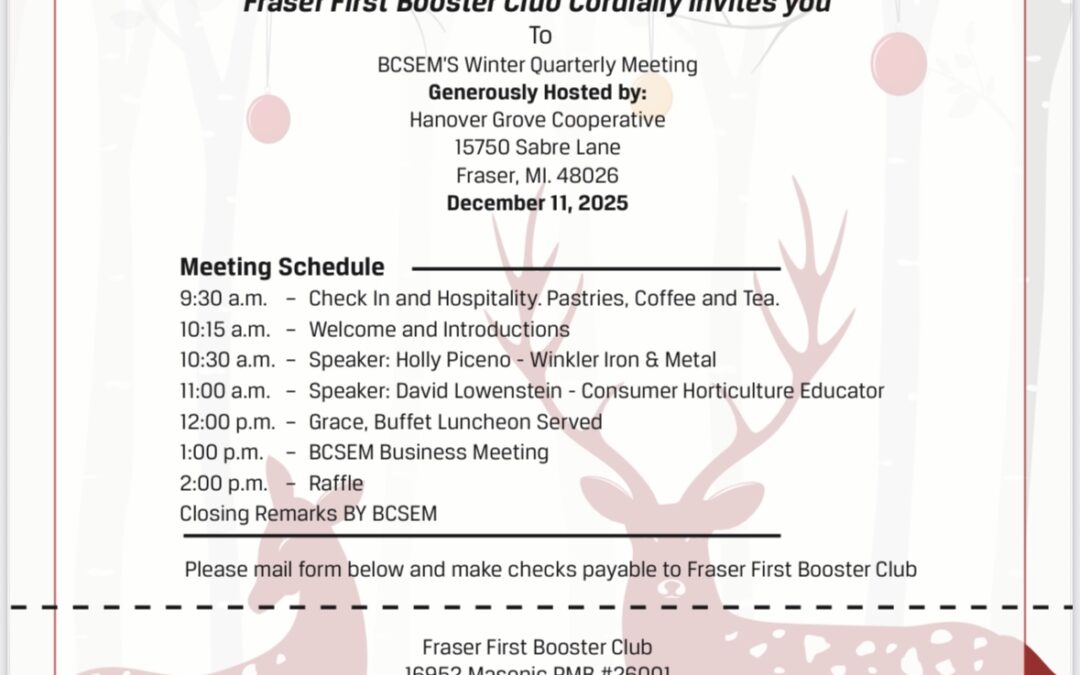 BCSEM Winter Quarterly Meeting